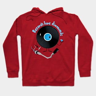 Records love diamonds Hoodie